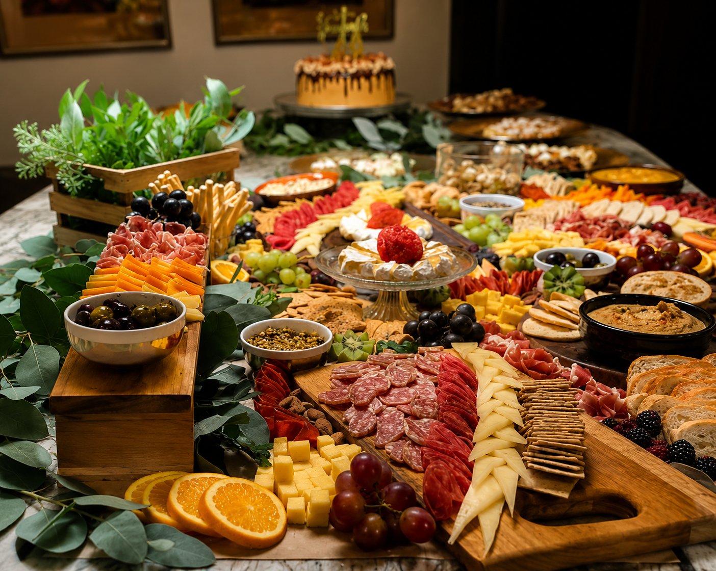 Mesa gourmet de piqueos — Cayena Fine Foods